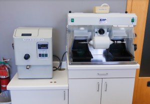 equipment from an in-house dental laboratory at Dental Implant & Reconstructive Center